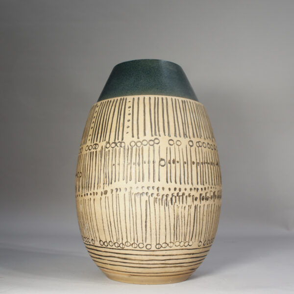Lisa Larson for Gustavsberg. 1950's ceramic floor vase "Granada". Golvvas Wigerdals