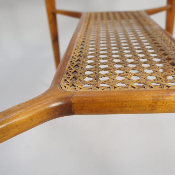 Table in birch with glass top 1910-20's. Swedish grace.