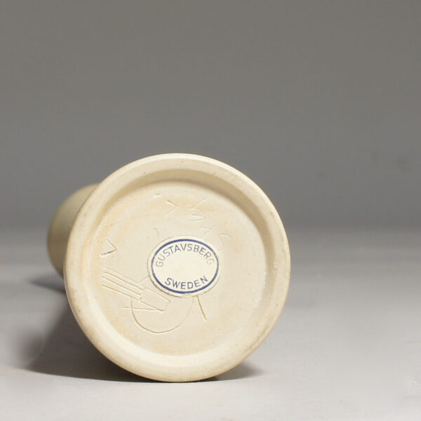 Stig Lindberg for Gustavsberg. Unique and signed vase in stoneware. Unik vas i stengods wigerdal.com