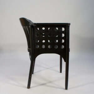 A pair of 1990's arm chairs by Adolf Krischanitz, Austria.