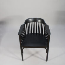 A pair of 1990's arm chairs by Adolf Krischanitz, Austria.