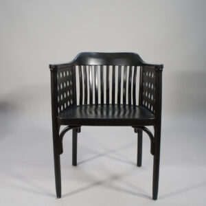 A pair of 1990's arm chairs by Adolf Krischanitz, Austria.