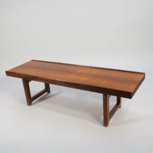 "Bruksbo". Bench in rosewood by Torbjorn Afdal for Krobo, Norway.