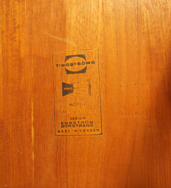 Side table in solid teak by Engström/Myrstrand Tingströms. "Mikado"