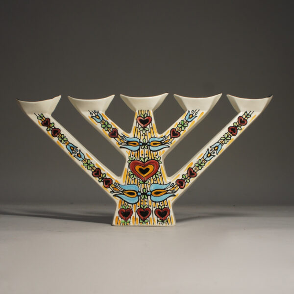 "Allmoge". 1960's candle stick by Anita Nylund for Gantofta, Sweden.