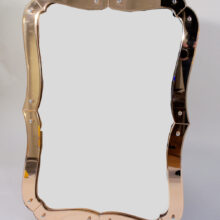 1950's italian mirror in glass