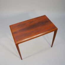 Johannes Andersen for Silkeborg, Denmark. Side table in rosewood.