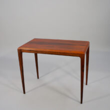 Johannes Andersen for Silkeborg, Denmark. Side table in rosewood.