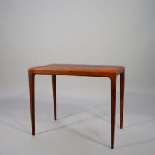 Johannes Andersen for Silkeborg, Denmark. Side table in rosewood.