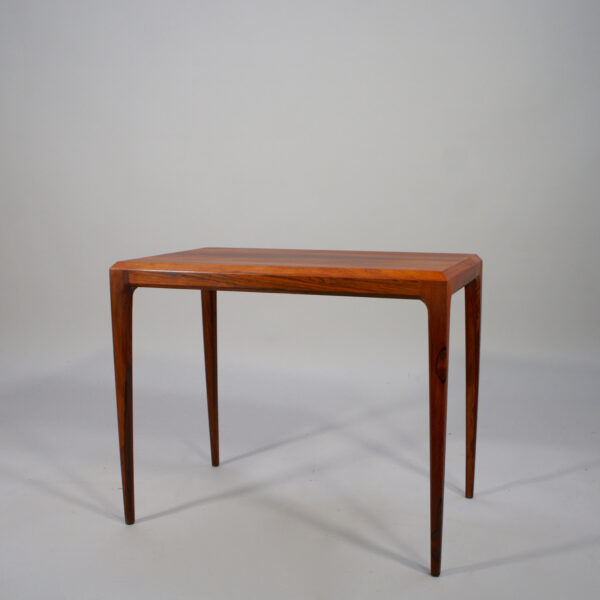 Johannes Andersen for Silkeborg, Denmark. Side table in rosewood.