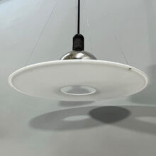 Achille Castiglione for Flos, Italy. "Frisbi". 1970's ceiling lamp.