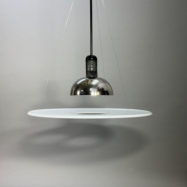 Achille Castiglione for Flos, Italy. "Frisbi". 1970's ceiling lamp.