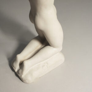 1930's sculpture of naked women in plaster by Ove Rasmusen, Denmark.