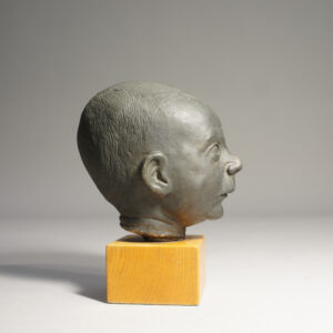 Sculpture of a child by Astrid Taube, Sweden.