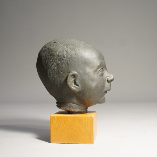 Sculpture of a child by Astrid Taube, Sweden.