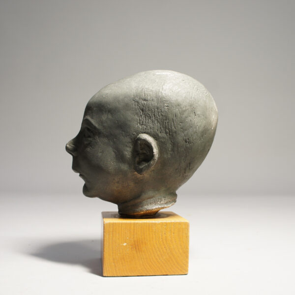 Sculpture of a child by Astrid Taube, Sweden.