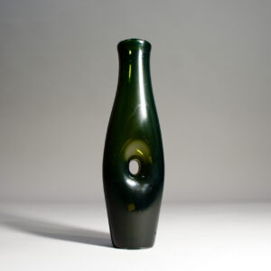 Fulvio Bianconi for Venini Murano, Italy. "Furato" Signed 1950's vase in glass.