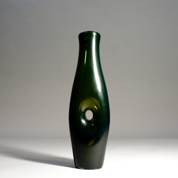 Fulvio Bianconi for Venini Murano, Italy. "Furato" Signed 1950's vase in glass.