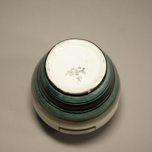 1930's art deco vase in ceramic by Ilse Claesson