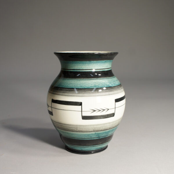 1930's art deco vase in ceramic by Ilse Claesson