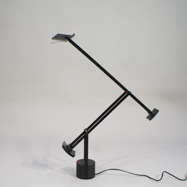 Richard Sapper for Artemide Tizio, Italy. Black LED, 1970's desk lamp in metal.