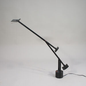 Richard Sapper for Artemide Tizio, Italy. Black LED, 1970's desk lamp in metal.