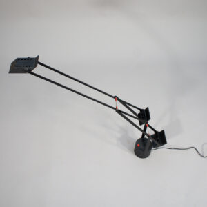 Richard Sapper for Artemide Tizio, Italy. Black LED, 1970's desk lamp in metal.