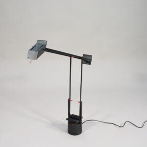 Richard Sapper for Artemide Tizio, Italy. Black LED, 1970's desk lamp in metal.