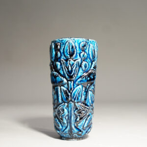 Gunnar Nylund for Rörstrand, Sweden. 1950's vase in chamotte ceramic.