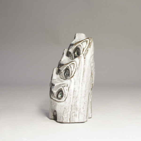 Owls in ceramic by Ester Wallin for Upsala Ekeby, Sweden.