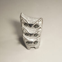 Owls in ceramic by Ester Wallin for Upsala Ekeby, Sweden.