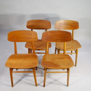 4 danish chairs in teak