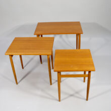 1950's nesting table in teak