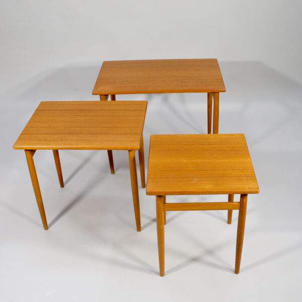 1950's nesting table in teak