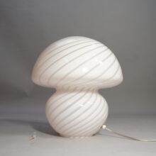 1970's desk lamp in glass by Murano Italy.