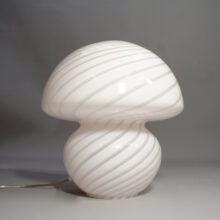1970's desk lamp in glass by Murano Italy.