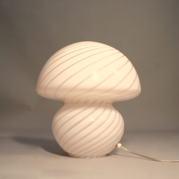 1970's desk lamp in glass by Murano Italy.