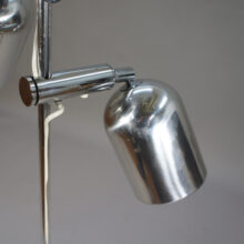 1970's floor lamp in metal by Dux, Sweden.