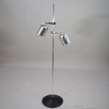 1970's floor lamp in metal by Dux, Sweden.