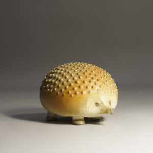 1970's hedgehog in stone ware by Lisa Larson for Gustavsberg, Sweden.