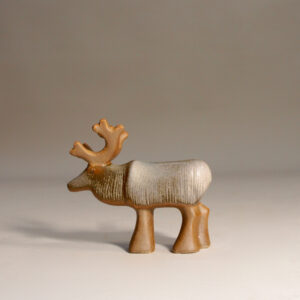 1960's reindeer in stone ware by Lisa Larson for Gustavsberg, Sweden.