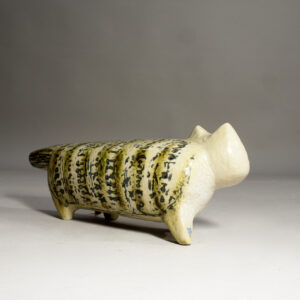 1960's cat in stoneware by Lisa Larson for Gustavsberg, Sweden.