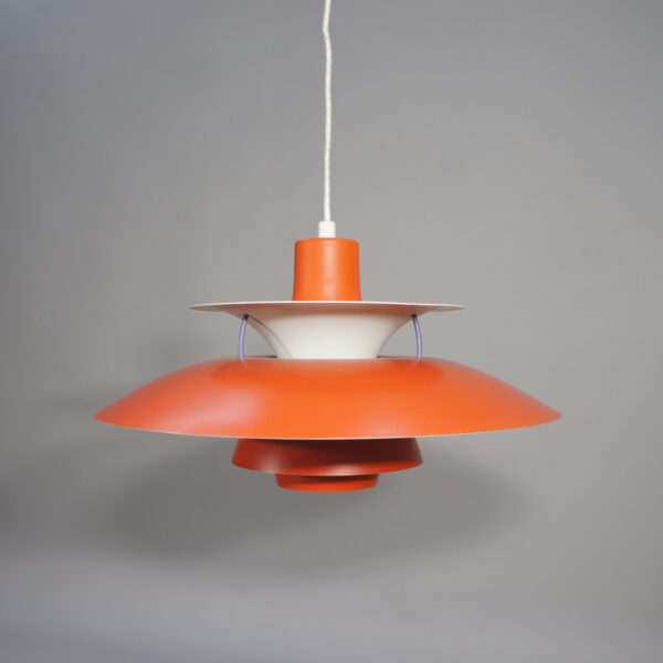 Louis Poulsen "PH-5". Ceiling lamp in metal.