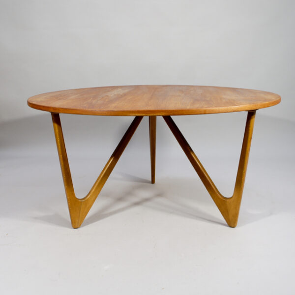 1950's coffee table in teak by Kurt Østervig for Jason, Denmark.