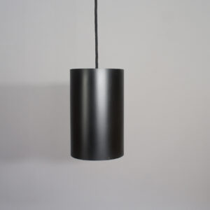 Ceiling lamp bar lamp in black metal, 1960's Denmark.