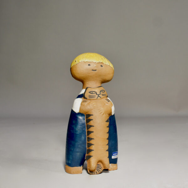 Lisa Larson for Gustavsberg. "Pelle" Figurine in stoneware
