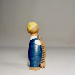 Lisa Larson for Gustavsberg. "Pelle" Figurine in stoneware