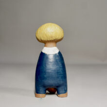 Lisa Larson for Gustavsberg. "Pelle" Figurine in stoneware