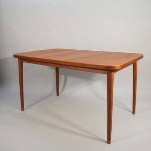 1950-60's dining table in teak with two extension boards