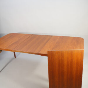 1950-60's dining table in teak with two extension boards